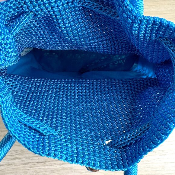 The Sak basket and crocheted satchel handbag - beachy style - Picture 6 of 8